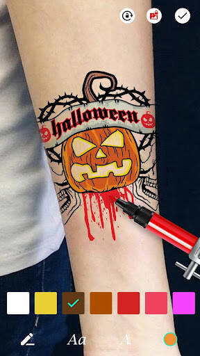 Screenshot From Our Tattoo Maker Review