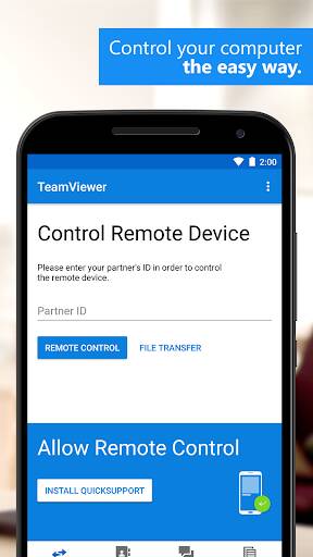 Screenshot From Our TeamViewer Remote Control Review