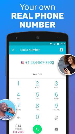 Screenshot From Our TextMe Up Calling & Texts Review