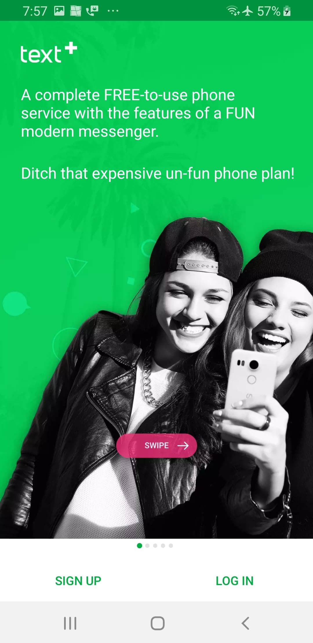 Screenshot From Our TextPlus Review