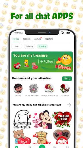 Screenshot From Our TextSticker for WAStickerApps Review