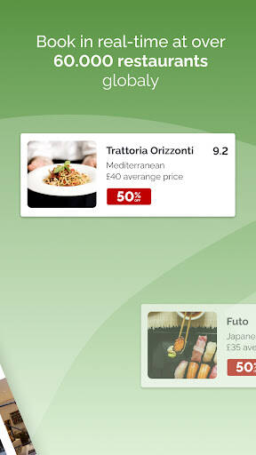Screenshot From Our TheFork - Restaurant bookings Review