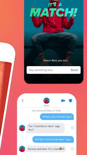 Screenshot From Our Tinder: Dating app. Meet. Chat Review
