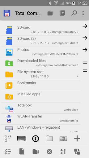 Screenshot From Our Total Commander - file manager Review