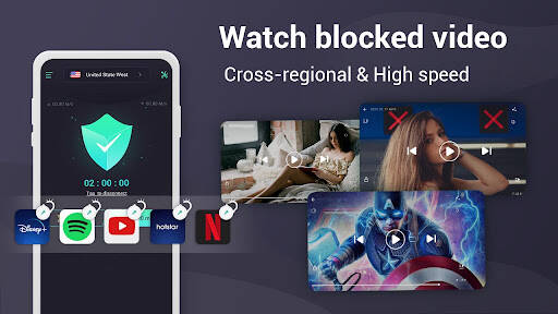 Screenshot From Our Touch VPN - Fast Wifi Security Review