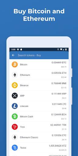 Screenshot From Our Trust: Crypto & Bitcoin Wallet Review