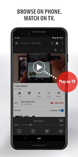 Screenshot From Our Tubio - Cast Web Videos to TV Review