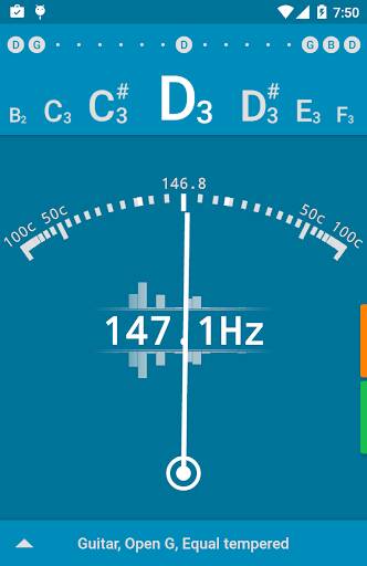 Screenshot From Our Tuner - gStrings Review