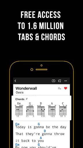 Screenshot From Our Ultimate Guitar: Chords & Tabs Review