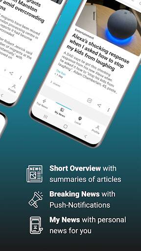 Screenshot From Our upday news for Samsung Review