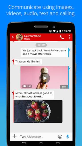 Screenshot From Our Verizon Messages Review