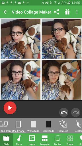 Screenshot From Our Video Collage Maker Review