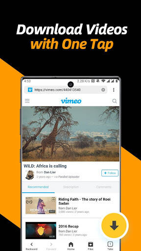 Screenshot From Our Video Downloader & Video Saver Review