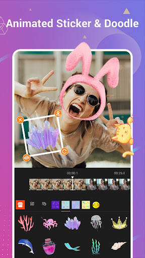 Screenshot From Our Video Editor with Song Clipvue Review