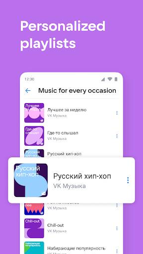Screenshot From Our VK: music, video, messenger Review