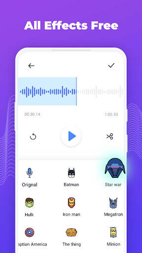Screenshot From Our Voice Changer - Voice Editor Review