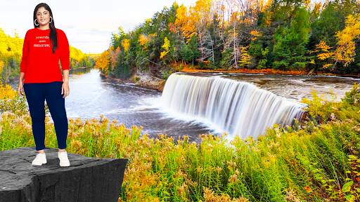 Screenshot From Our Waterfall Photo Editor -Frames Review