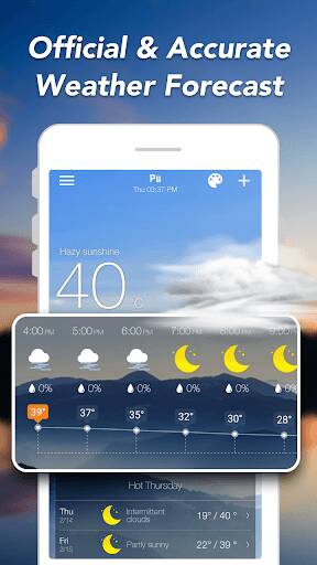 Screenshot From Our Weather Forecast: Live Weather Review