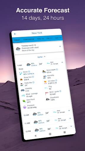 Screenshot From Our Weather Radar - Meteored News Review