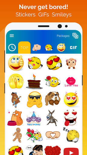 Screenshot From Our WhatSmiley: Emoji WASticker Review