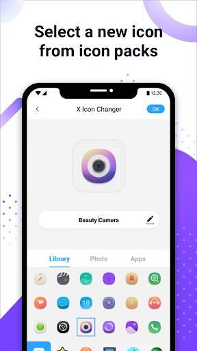 Screenshot From Our X Icon Changer - Change Icons Review