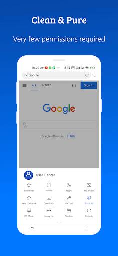 Screenshot From Our XBrowser - Mini & Super fast Review