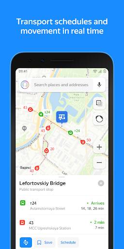 Screenshot From Our Yandex Maps and Navigator Review