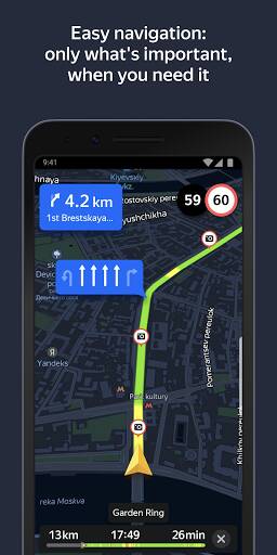 Screenshot From Our Yandex Navigator Review