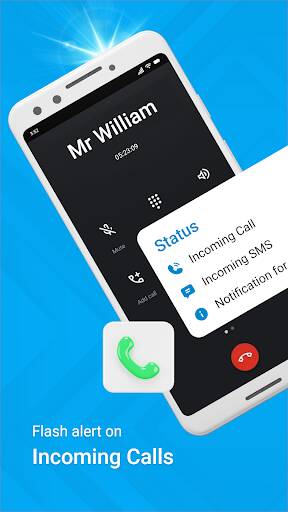 Screenshot From Our ZFlash.io Flash Alert Call Sms Review